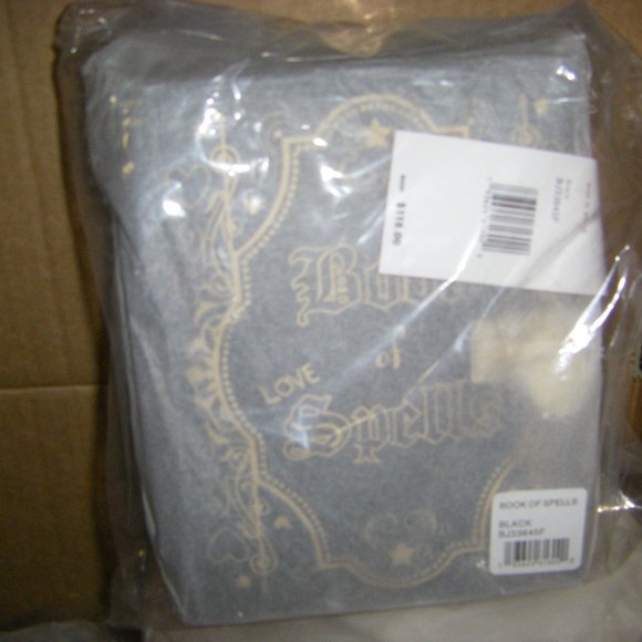 Betsey Johnson Kitsch Book Of Spells Black Crossbody Bag BJ33645F New Sealed - Picture 12 of 14